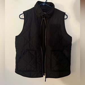 Like-New J.Crew/Mercantile Black Puffer Vest